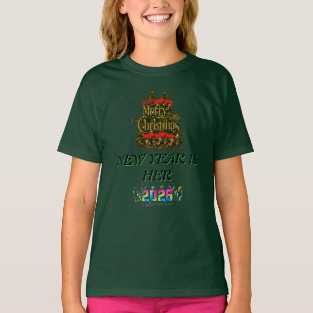  Merry Christmas & Happy New Year 2026 T-Shirt (Front)