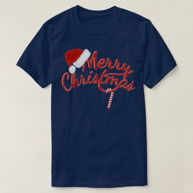Merry Christmas Happy New Year 5 T-Shirt (Design Front)