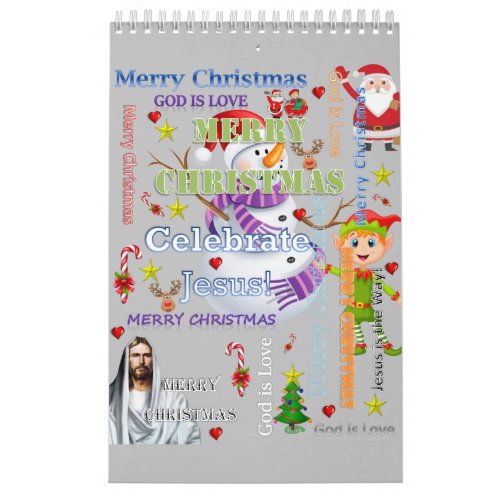 Merry Christmas Happy New Year Calendar 2021