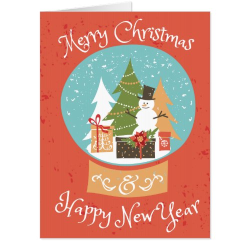 Merry Christmas Happy New Year Card