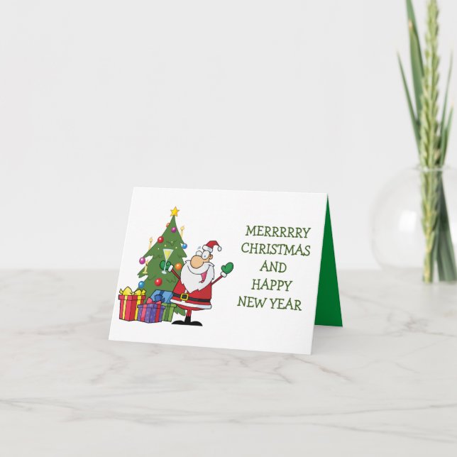 MERRY CHRISTMAS/HAPPY NEW YEAR CARD (Front)