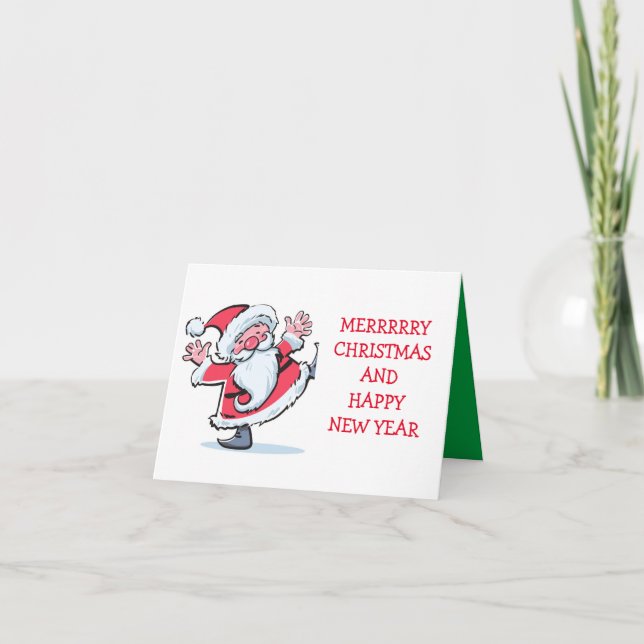 MERRY CHRISTMAS/HAPPY NEW YEAR CARD (Front)