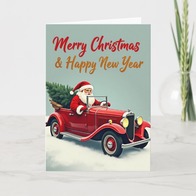 Merry Christmas Happy New Year Card (Front)