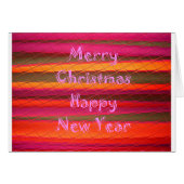 Merry Christmas Happy New Year Color Design (Front Horizontal)