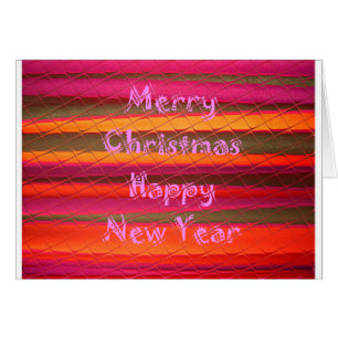 Merry Christmas Happy New Year Color Design