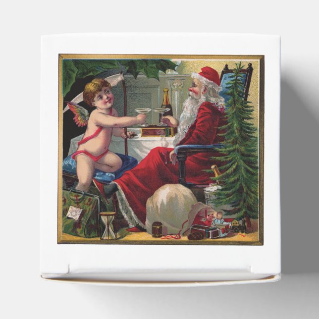 Merry Christmas & Happy New Year Favor Box (Top)