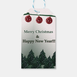 Merry Christmas, Happy New Year Gift Tags