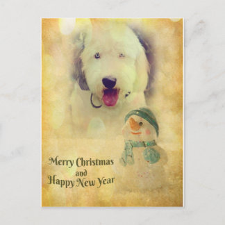 Merry Christmas & Happy New Year! Holiday Postcard
