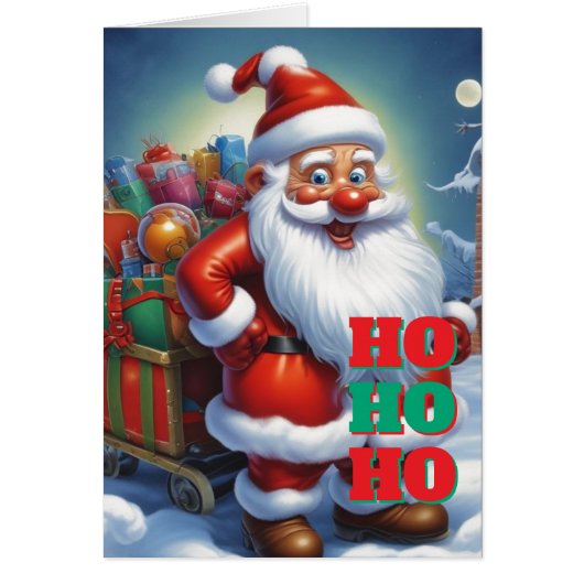 Merry Christmas Happy New Year Holiday Season Card (Front)