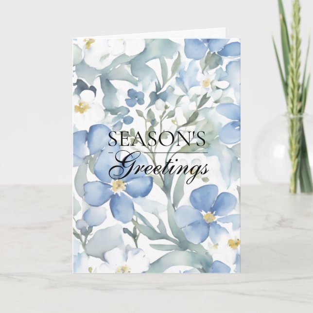 Merry Christmas Happy New Year Holiday Season Card (Front)