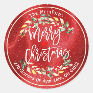 Joyeux Noel Stickers 100 Satisfaction Guaranteed Zazzle