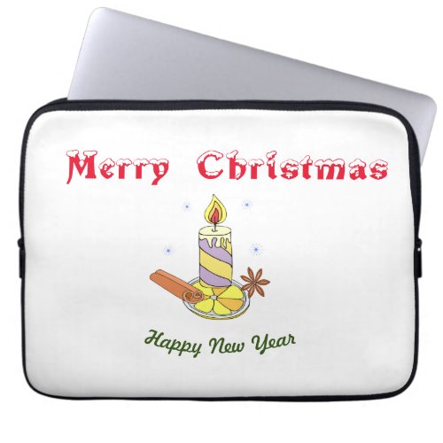 Merry christmas Happy New Year        Laptop Sleeve