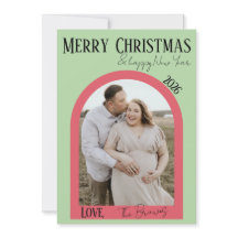 Merry Christmas & Happy New Year Monthly Card