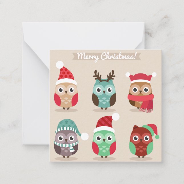 Merry Christmas/Happy New Year Note Card (Front)