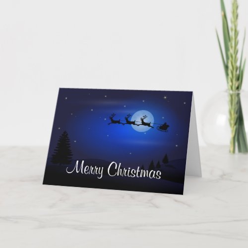 Merry Christmas  Happy New Year Personalized Holiday Card