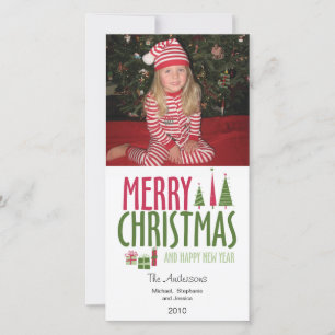 Merry Christmas & Happy New Year Photo Card