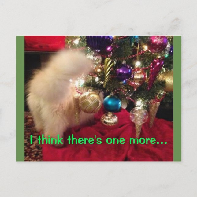 Merry Christmas & Happy New Year Postcard (Front)