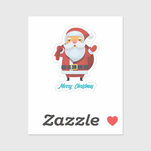 Merry Christmas & Happy New Year Sticker (Sheet)