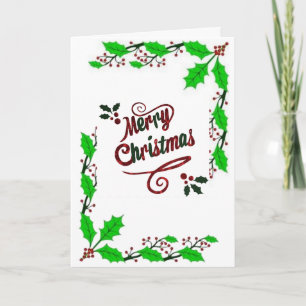 MERRY CHRISTMAS & HAPPY NEW YEAR TOO HOLIDAY CARD