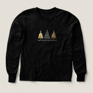 Merry Christmas & Happy New Year": Tri-Blend Shirts