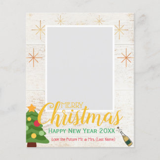 Merry Christmas/Happy New Year (We're Engaged!) Flyer