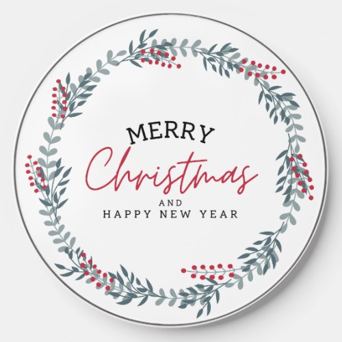 Merry Christmas  Happy New Year wireless Charger
