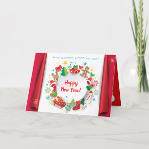 Merry Christmas & Happy New Year! XMAS Card