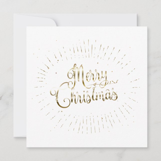 Merry Christmas & Happy New Year! XMAS Gold Card (Front)