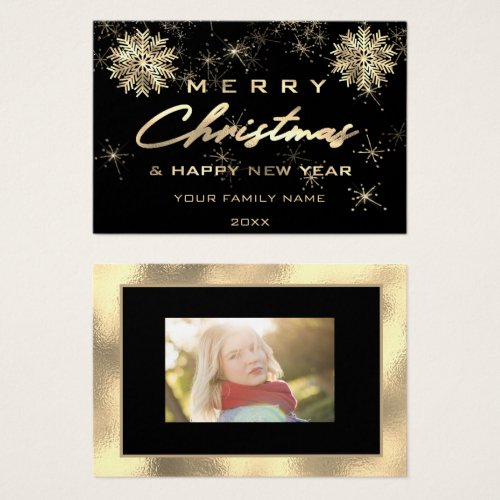 Merry Christmas Happy NewYear Insert Card  Photo