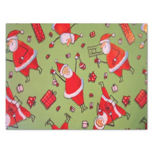 Merry Christmas Happy Santa Tissue Paper