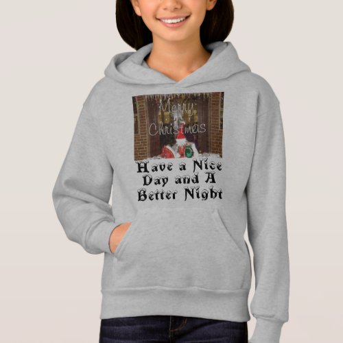 Merry Christmas Have a Nice Day  a Better Night Hoodie