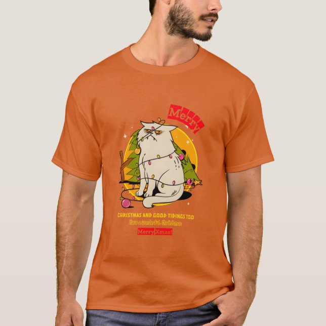 Merry Christmas Have a wonderful Christmas family T-Shirt (Front)