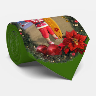 Merry Christmas Hawaiian Style Tie