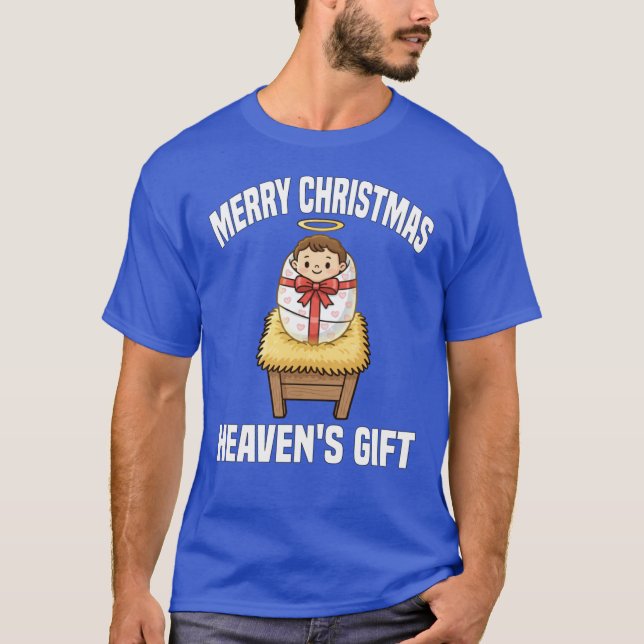 MERRY CHRISTMAS HEAVENS GIFT Ba vintage T-Shirt (Front)