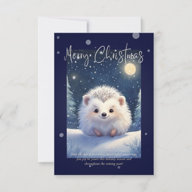 Merry Christmas | Hedgehog (Front)