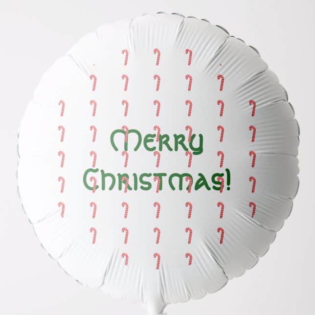 Merry Christmas Helium Balloon     (Front)