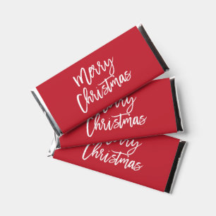 Merry Christmas Hershey's Chocolate Bars