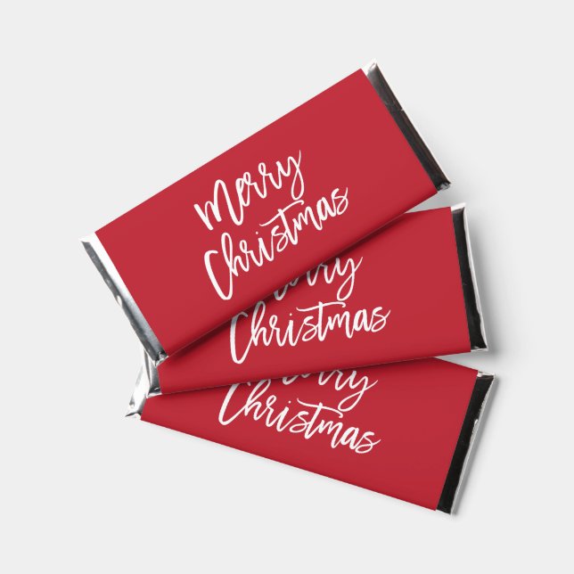 Merry Christmas Hershey's Chocolate Bars (Front)