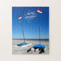 Merry Christmas Hilton Head Island Beach and Boats