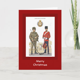 Merry Christmas, Historic uniforms,Royal Engineers Holiday Card
