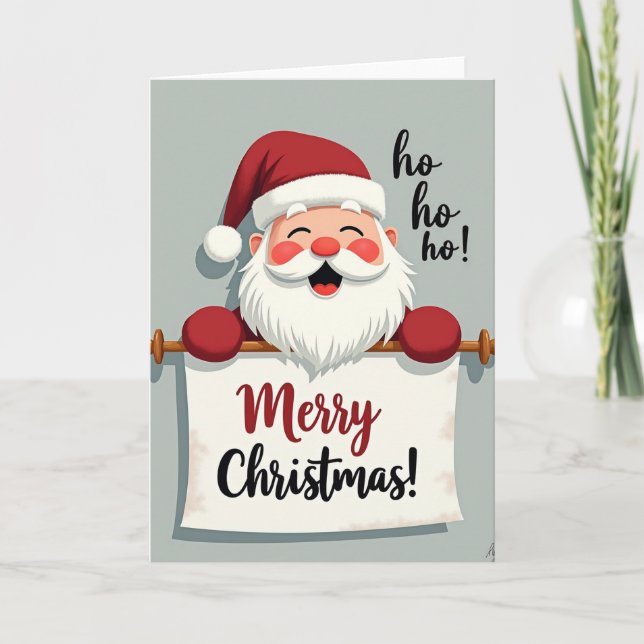 Merry Christmas Ho Ho Ho Card (Front)