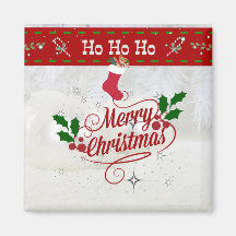 Merry Christmas, Ho Ho Ho, festive holiday design
