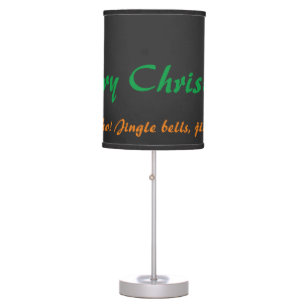 Merry Christmas Ho, ho, ho! Jingle bells Table Lamp