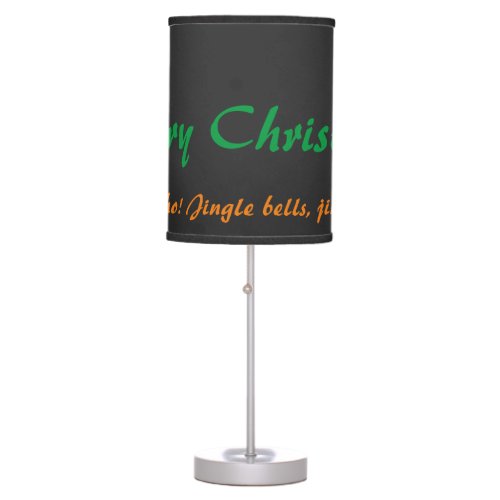 Merry Christmas Ho ho ho Jingle bells Table Lamp