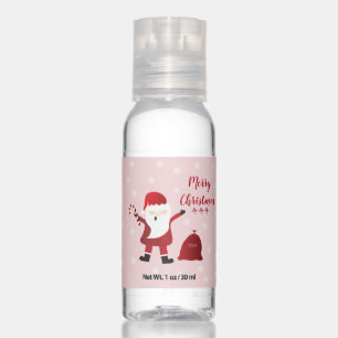 Merry Christmas Ho Ho Ho Santa Claus Hand Sanitizer