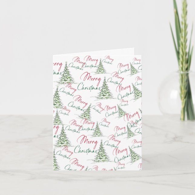 Merry Christmas Holiday Card (Front)
