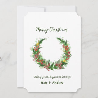 Merry Christmas Holiday Card