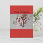 Merry Christmas Holiday Card (Standing Front)