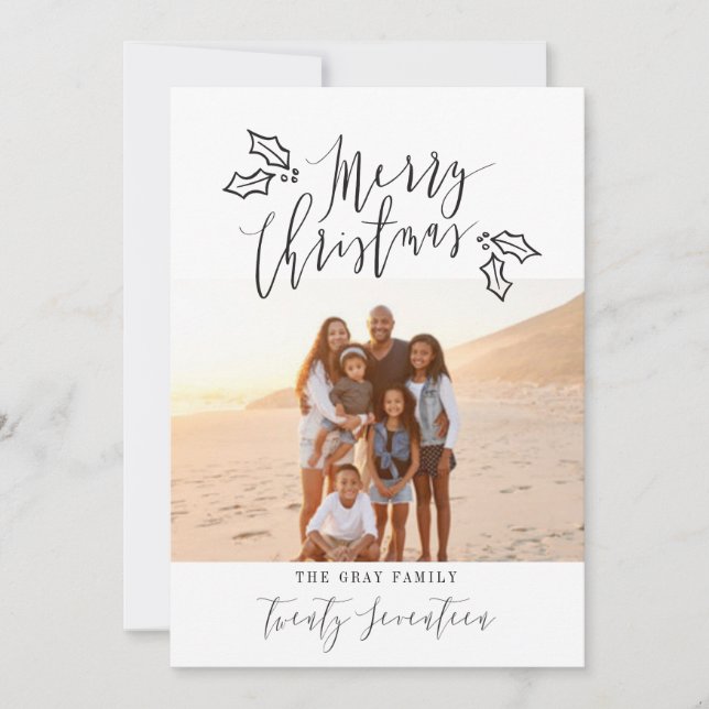 MERRY CHRISTMAS HOLIDAY CARD (Front)