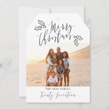 Merry Christmas Holiday Card by Stacy_Cooke_Art at Zazzle